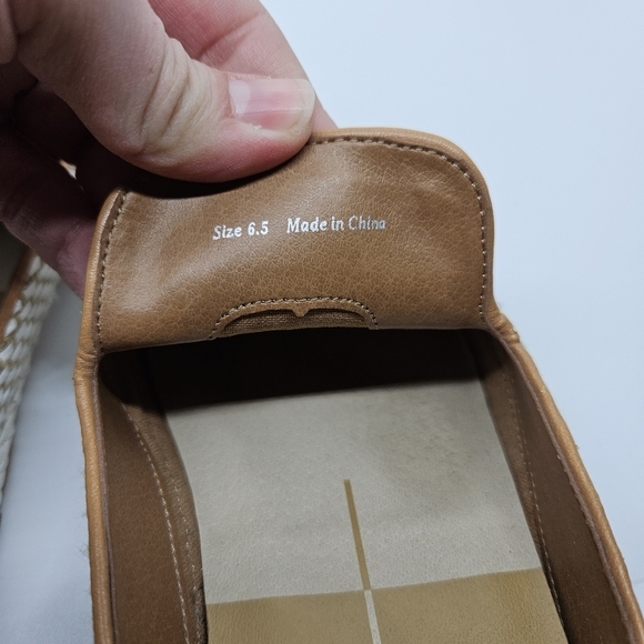 Dolce Vita white and tan woven mules size 6.5 - Picture 7 of 7